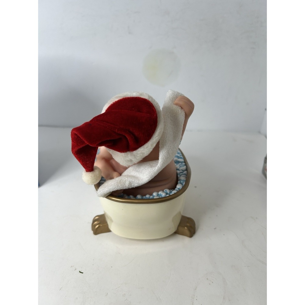 Singing Santa in the Bathtub Figure (with Box) - Picture 4 of 7